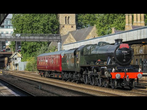 45596 At Speed on The Mainline & Light Through Lincoln (03 & 04/10/21)