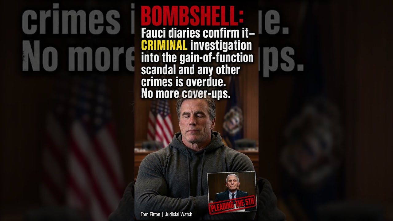 FITTON: There MUST be a serious criminal investigation of Fauci, Inc.