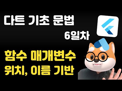 다트 기초 문법 - 6일차 /  함수 매개변수 : 위치, 이름 기반
