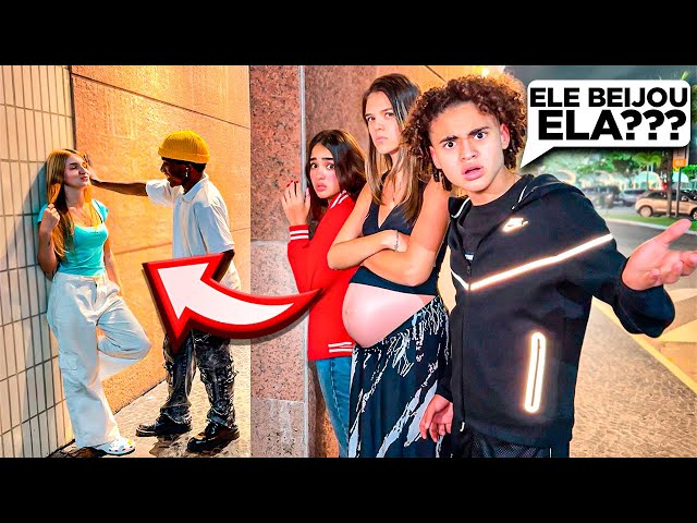 A MARIANA GRÁVIDA FLAGROU O CRIA E A LIGEIRINHA JUNTOS !!!