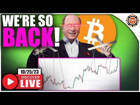 Bitcoin Rally Resumes! (Blackrock ETF Re-Listed)
