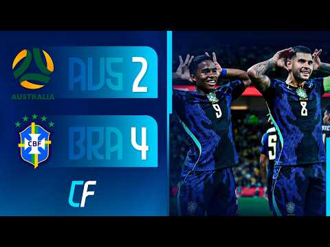 ✅ BRASIL DERROTÓ 4-2 a AUSTRALIA en un AMISTOSO
