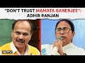 Mamata Banerjee Latest News | Congress Adhir Ranjan On INDIA Olive Branch: Dont Trust Mamata