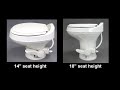 Dometic 300 Series Standard Height Gravity RV Toilet