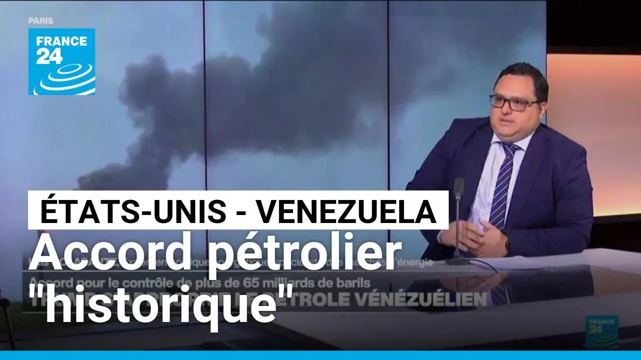 Les États-Unis et le Venezuela annoncent un accord pétrolier "historique" • FRANCE 24