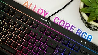 Vido-Test : HyperX Alloy Core RGB | TEST | Un clavier membrane de qualit ?