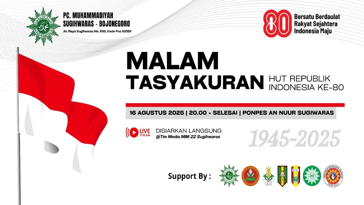 [KTO] - Malam Tasyakuran HUT RI | PCM Sugihwaras - MuhammadiyahNews.com