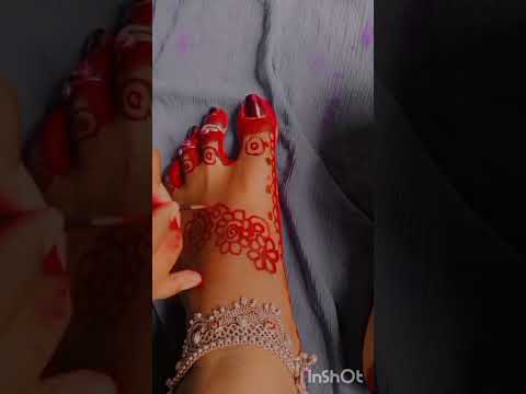 सरल और सुंदर अलता डिजाइन ❣️😘😘