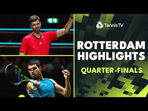 Alcaraz Faces Martinez, Hurkacz vs Rublev & More 💥 | Rotterdam 2025 Highlights Quarter-Finals