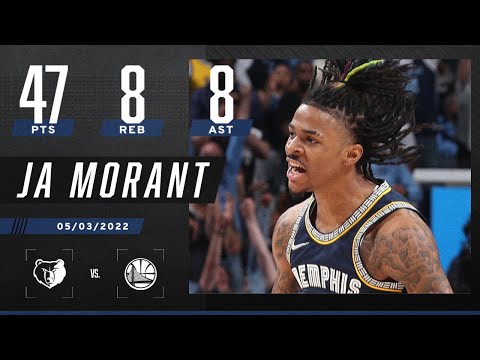 Ja Morant matches PLAYOFF-HIGH 47 PTS, tying record with LeBron James and Kobe Bryant! 〽️ video clip