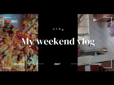 Spend the weekend with me|| Homemade pizza 🍕|| Cleaning motivation 🫧