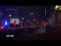 1 officer dead, 1 gravely hurt in Harlem shooting - 02:00 min - News - Video