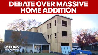 Massive home addition sparks debate in Fairfax County neighborhood