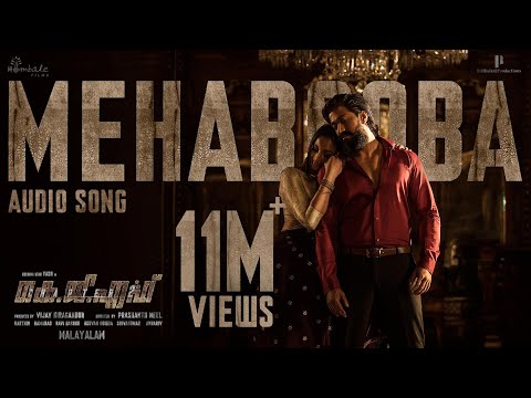 Upload mp3 to YouTube and audio cutter for Mehabooba Song (Malayalam) | KGF Chapter 2 | RockingStar Yash | Prashanth Neel | Ravi Basrur|Hombale download from Youtube