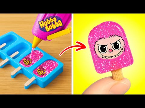 ホットグルーVS3Dペンチャレンジ！ 創造的なフィジェットアートのアイデアとクレイジーなDIYアートハック 123GO! GOLDによる