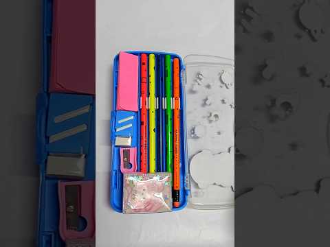 ASMR filling 90's pencil case #shots #youtubepartner