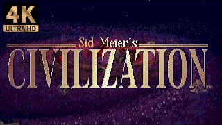 Sid Meiers Civilization | Longplay - Full Playthrough | 4K