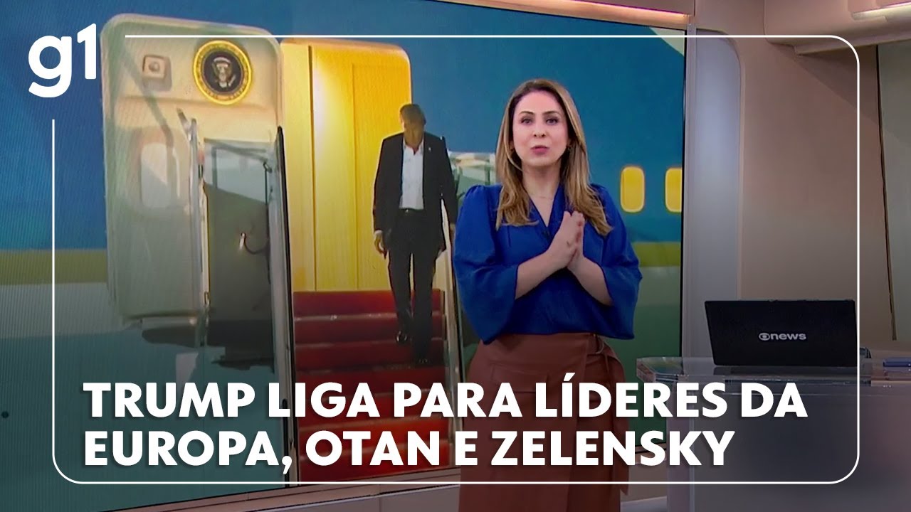 Trump liga para líderes da Europa Otan e Zelensky
