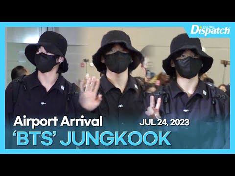 정국(방탄소년단), “아미! 와썹브로~“ l JUNGKOOK(BTS), "ARMY, what's up~" [공항]