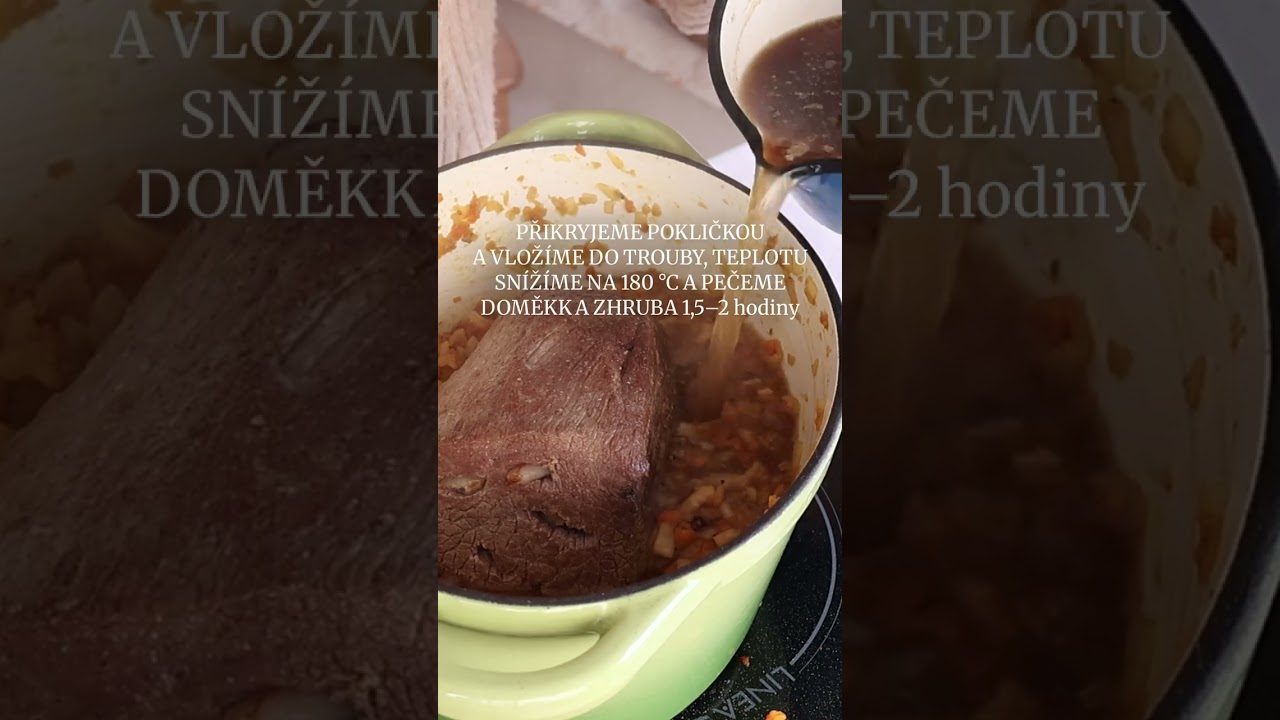 Hovězí svíčková na smetaně je typicky český sváteční pokrm #toprecepty #foodie #food #recipe