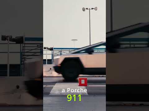 Cybertruck Beats Porsche 911 while towing a 911