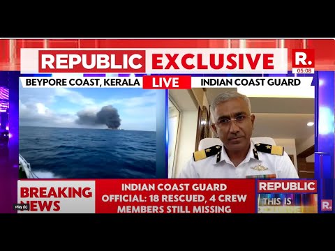 LIVE Updates On Singapore-Flagged Cargo Ship Explosion | 18 Rescued, 4 Crew Members Still Missing