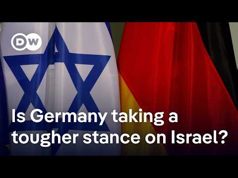 German foreign minister presses Israel on two-state solution | DW News