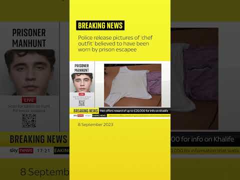 Police release pictures of ‘chef outfit‘ in prison escapee hunt
