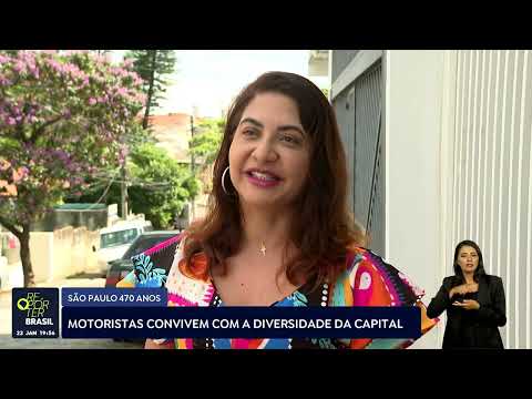 São Paulo 470 anos: Motoristas convivem com a diversidade da capital