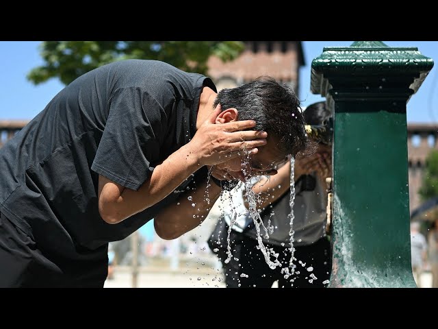 Live: Extreme heat grips Europe as new warnings are issued