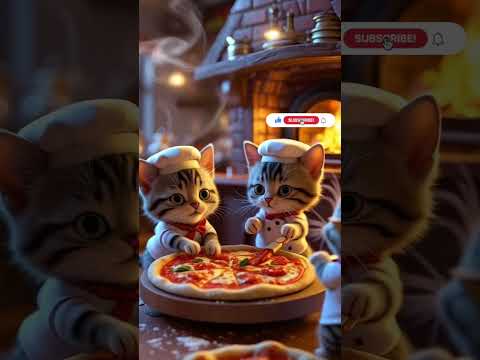 Kitten and cat #funny #cat #cute #disney #meowtv #catlover