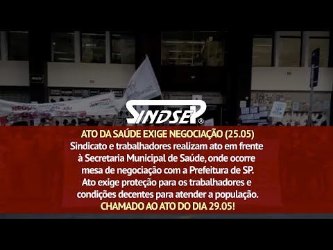 Trabalhadores da Saúde cobram negociação verdadeira com Secretaria da Saúde