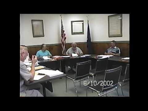 Champlain Village Board Meeting 6-10-02