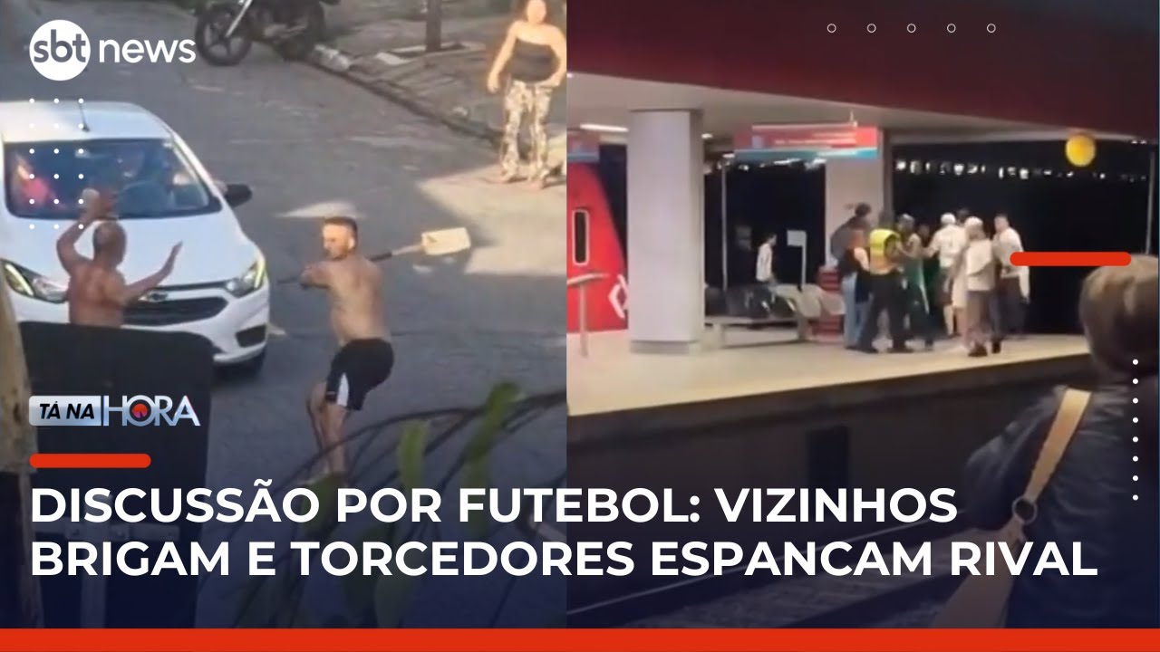 Violência ligada ao futebol tem noite de ataques e prisões em São Paulo | #TanaHora