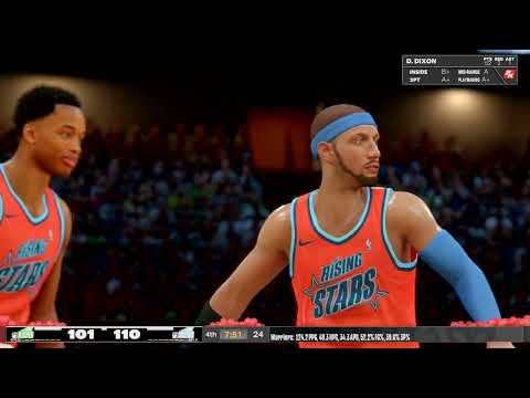 NBA 2K25 - 76 PTS - RISING STARS GAME ROOKIES vs SOPHOMORES | 2nd Half | Gameplay | DJ DIXON PG#1