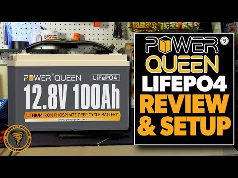 Power Queen 100Ah LiFePO4 Battery Review & My Power Station