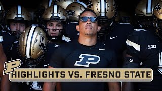 Fresno State at Purdue | Highlights | Big Ten Football | Sept. 2, 2023