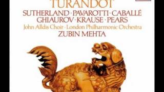 Turandot / Act 2 : Tre enigmi m'hai proposto