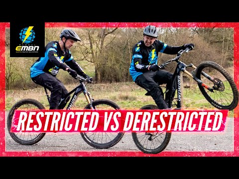 De-restricted Vs Restricted E Bike Comparison | Road, Downhill Run & Trail Loop
