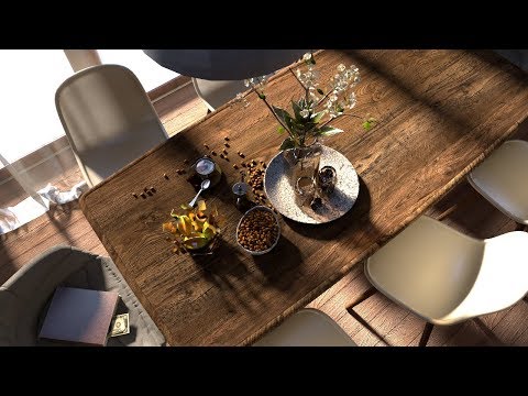 Architectural Visualization: Nice Living Room 025 - Interior Rendering Using Vray for Sketchup 2017|