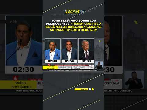 Lescano plantea trabajo obligatorio en cárceles para combatir la criminalidad #shortrpp