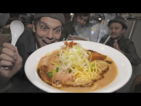 Kyoto Ramen Town Eating Adventure | Ichijoji ? ONLY in JAPAN