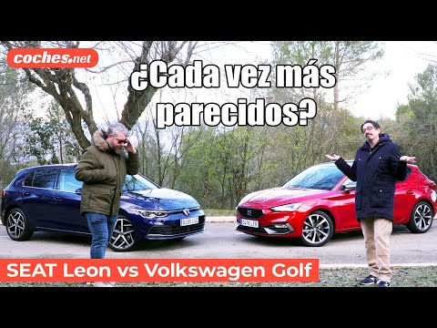 SEAT León vs Volkswagen Golf 2020 | Prueba Comparativa / Review en español | coches.net