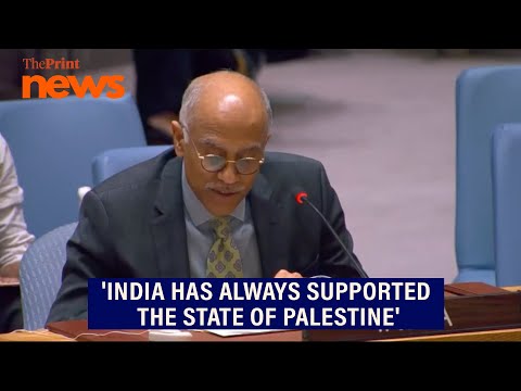 'India shares historic &amp; unwavering support to Palestinian brothers and sisters,' India at UN