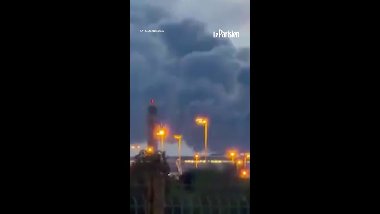 Violent incendie près de l’aéroport de Roissy-Charles de Gaulle