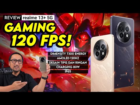 Smartphone Dimensity 7300 Energy, Paling MURAH, Gaming 120 FPS: Review realme 13+ 5G Indonesia