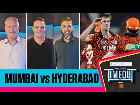 IPL 2024 - MI vs SRH | Timeout LIVE | SRH look to return home with
playoffs plans still intact