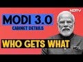 NDA Cabinet Ministers | Modi 3.0: Major Ministries Unchanged, Boost For Allies, Regional Balance  - 00:00 min - News - Video