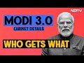 NDA Cabinet Ministers | Modi 3.0: Major Ministries Unchanged, Boost For Allies, Regional Balance