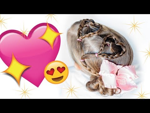 LITTLE GIRL HAIRSTYLE ❤️ HEART HAIRSTYLE